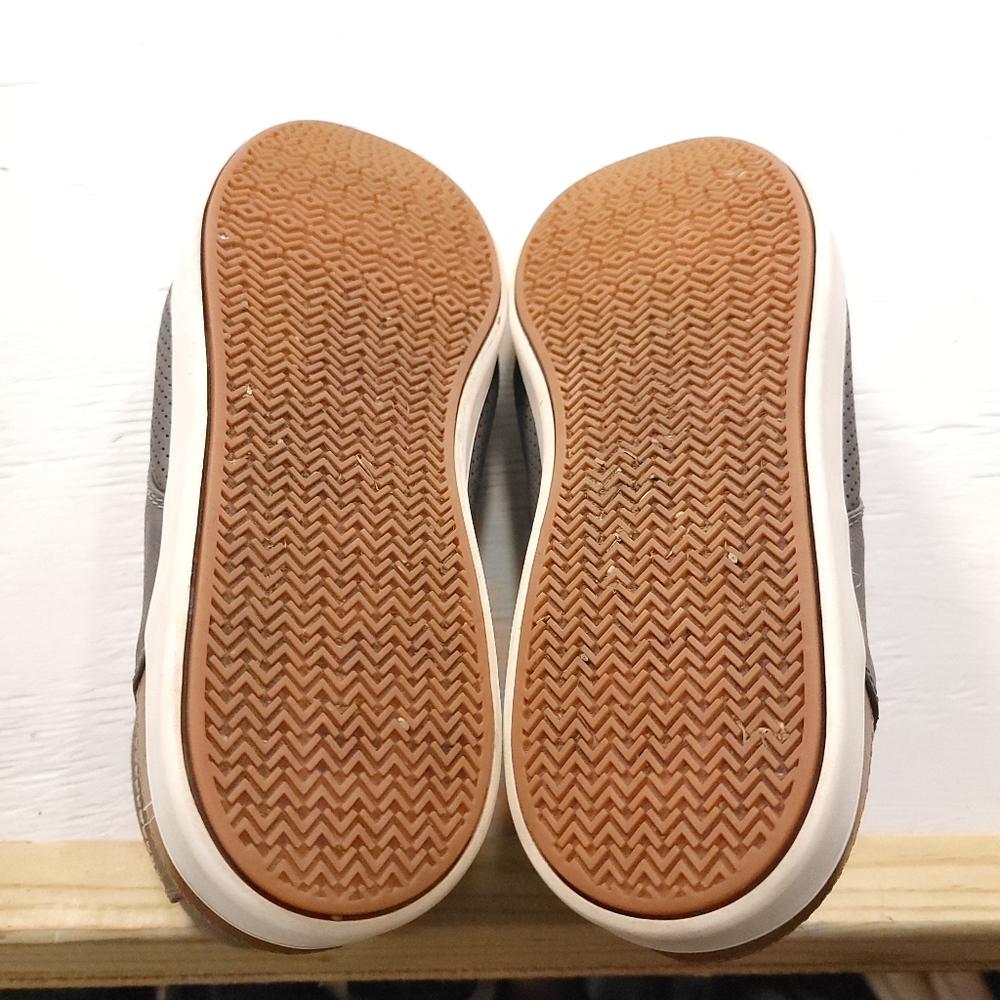 Steve Madden High Top Sneakers Gray Brown Faux Leather Chukka Mens Sz 10 - Picture 8 of 8